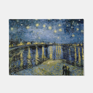 Starry Night Vincent van Gogh Fußmatte