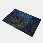Starry Night, Vincent van Gogh Fußmatte (Schrägansicht)