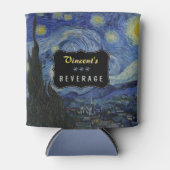 Starry Night Vincent van Gogh Gemälde Custom Dosenkühler (Vorderseite)
