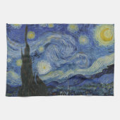 Starry Night Vincent van Gogh Gemälde Geschirrtuch (Horizontal)