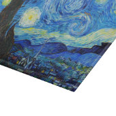 Starry Night Vincent Van Gogh Gemälde paris Schneidebrett (Ecke)