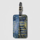 Starry Night Vincent van Gogh Gepäckanhänger (Vorderseite Vertikal)