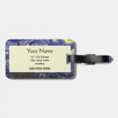 Starry Night, Vincent Van Gogh. Gepäckanhänger (Rückseite horizontal)