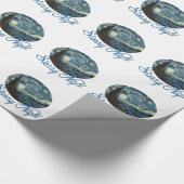 Starry Night, Vincent van Gogh-Geschenk Geschenkpapier (Ecke)