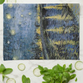 Starry Night Vincent van Gogh Geschirrtuch (Gefaltet)