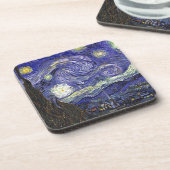 Starry Night, Vincent Van Gogh. Getränkeuntersetzer (Linke Seite)