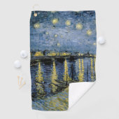 Starry Night Vincent van Gogh Golfhandtuch (Insitu)