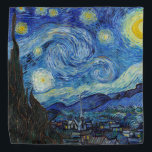 Starry Night, Vincent van Gogh Halstuch<br><div class="desc">Vincent Willem van Gogh (30. März 1853 - 29. Juli 1890) war ein niederländischer postimpressionistischer Maler, der zu den berühmtesten und einflussreichsten Persönlichkeiten in der Geschichte der Western-Kunst zählt. In etwas mehr als einem Jahrzehnt schuf er etwa 2100 Kunstwerke, darunter etwa 860 Ölgemälde, die größtenteils aus den Jahre seines Lebens....</div>