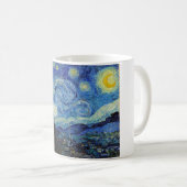 Starry Night, Vincent van Gogh Kaffeetasse (VorderseiteRechts)