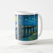 Starry Night | Vincent van Gogh Kaffeetasse (VorderseiteRechts)