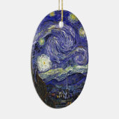 Starry Night, Vincent Van Gogh. Keramik Ornament (Rechts)