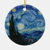 Starry Night | Vincent van Gogh Keramik Ornament (Vorne)