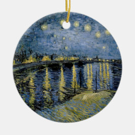 Starry Night Vincent van Gogh Keramik Ornament