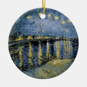 Starry Night Vincent van Gogh Keramik Ornament