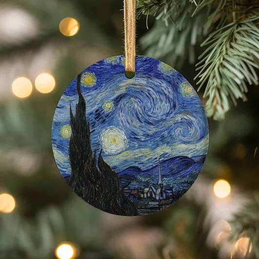 Starry Night | Vincent van Gogh Keramik Ornament