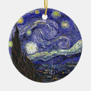 Starry Night, Vincent Van Gogh. Keramikornament