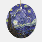 Starry Night, Vincent Van Gogh. Keramikornament (Links)