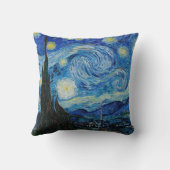 Starry Night Vincent Van Gogh Kissen (Rückseite)