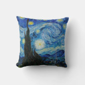 Starry Night Vincent Van Gogh Kissen (Vorderseite)