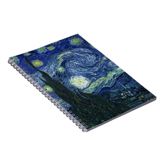Starry Night Vincent van Gogh Kunsthandwerk Notizblock (Rechte Seite)