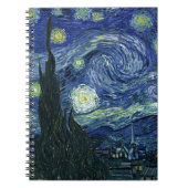 Starry Night Vincent van Gogh Kunsthandwerk Notizblock (Vorderseite)