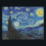 Starry Night, Vincent van Gogh Künstlicher Leinwanddruck<br><div class="desc">Vincent Willem van Gogh (30. März 1853 - 29. Juli 1890) war ein niederländischer postimpressionistischer Maler, der zu den berühmtesten und einflussreichsten Persönlichkeiten in der Geschichte der Western-Kunst zählt. In etwas mehr als einem Jahrzehnt schuf er etwa 2100 Kunstwerke, darunter etwa 860 Ölgemälde, die größtenteils aus den Jahre seines Lebens....</div>