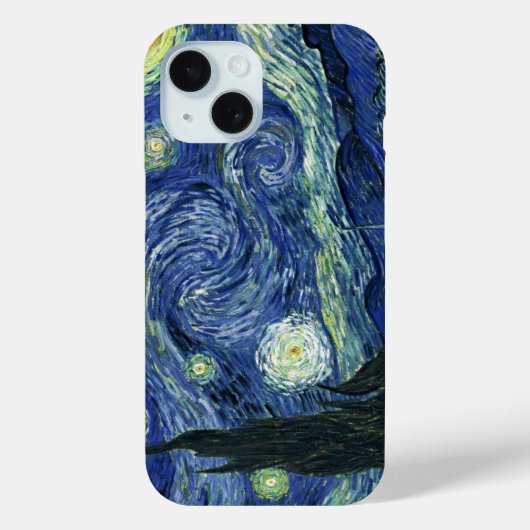 Starry Night Vincent van Gogh Kunstmalerei Case-Mate iPhone Hülle (Rückseite)