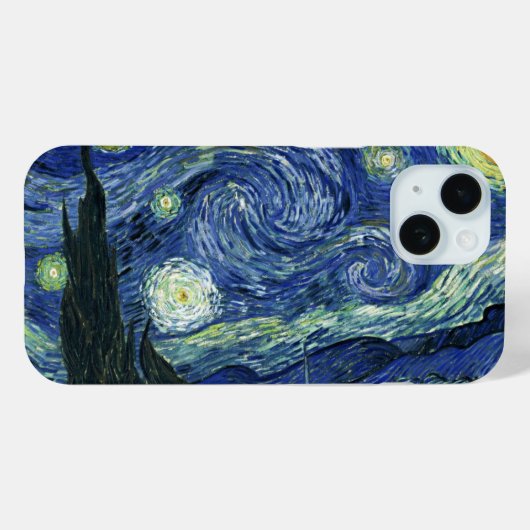 Starry Night Vincent van Gogh Kunstmalerei Case-Mate iPhone Hülle (Rückseite (Horizontal))