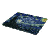 Starry Night Vincent van Gogh Kunstmalerei Cu Schneidebrett (Ecke)