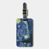 Starry Night Vincent van Gogh Kunstmalerei Gepäckanhänger (Vorderseite vertikal)