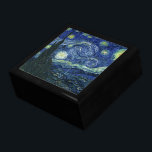 Starry Night Vincent van Gogh Kunstmalerei Geschenkbox<br><div class="desc">Vincent van Gogh (Niederländisch, 1853 - 1890) Starry Night, 1889, Oil on Leinwand Ungerahmt: 73 × 92 cm (28, 7 × 36, 2 in) Dieses Bild zeigt den Blick von der Ostseite des Van Gogh-Asylzimmers in Saint-Rémy-de-Provence ce, er fügte ein idealisiertes Dorf hinzu. Seit 1941 ist es in der ständigen...</div>