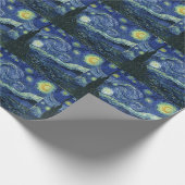 Starry Night Vincent van Gogh Kunstmalerei Geschenkpapier (Ecke)