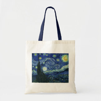 Starry Night Vincent van Gogh Kunstmalerei Tragetasche
