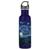 Starry Night Vincent van Gogh Kunstmalerei Trinkflasche (Vorderseite)