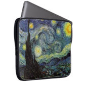 Starry Night, Vincent Van Gogh. Laptopschutzhülle (Vorne Rechts)