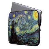 Starry Night, Vincent Van Gogh. Laptopschutzhülle (Vorderseite Links)