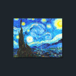 Starry Night Vincent Van Gogh lebhaftes Gemälde Leinwanddruck<br><div class="desc">Starry Night Vincent Van Gogh lebhaftes Gemälde Canvas Print</div>