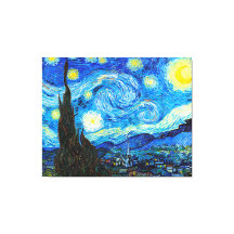 Starry Night Vincent Van Gogh lebhaftes Gemälde