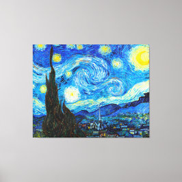 Starry Night Vincent Van Gogh lebhaftes Gemälde Leinwanddruck