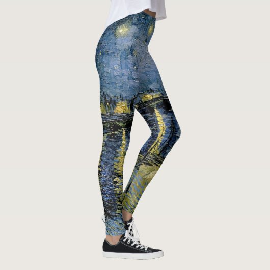 Starry Night Vincent van Gogh Leggings (Rechts)