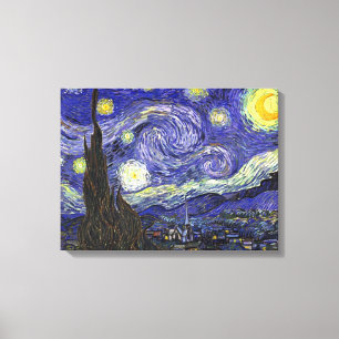 Starry Night, Vincent Van Gogh. Leinwanddruck