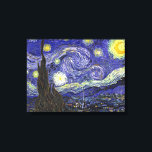 Starry Night, Vincent Van Gogh. Leinwanddruck<br><div class="desc">Starry Night,  Vincent Van Gogh. Dieses berühmte Impressionismus Ölgemälde drückt die Freude und Hoffnung für die unbekannte Zukunft aus,  ist eines der berühmtesten Gemälde von Van Gogh.</div>