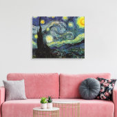 Starry Night, Vincent van Gogh Leinwanddruck (Insitu (Wohnzimmer))