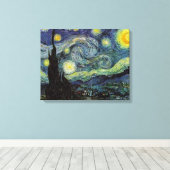 Starry Night, Vincent van Gogh Leinwanddruck (Insitu (Holzboden))
