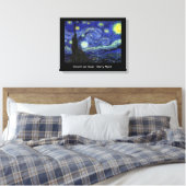 Starry Night, Vincent van Gogh Leinwanddruck (Insitu (Schlafzimmer))