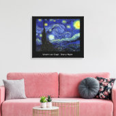 Starry Night, Vincent van Gogh Leinwanddruck (Insitu (Wohnzimmer))