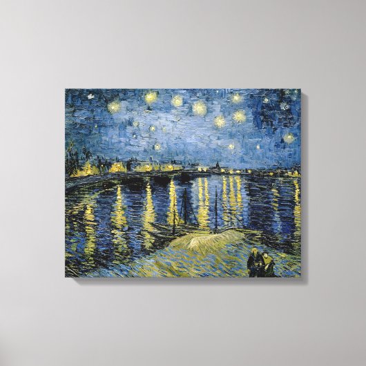 Starry Night Vincent van Gogh Leinwanddruck (Vorderseite)