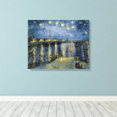 Starry Night Vincent van Gogh Leinwanddruck (Insitu (Holzboden))