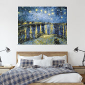 Starry Night Vincent van Gogh Leinwanddruck (Insitu (Schlafzimmer))
