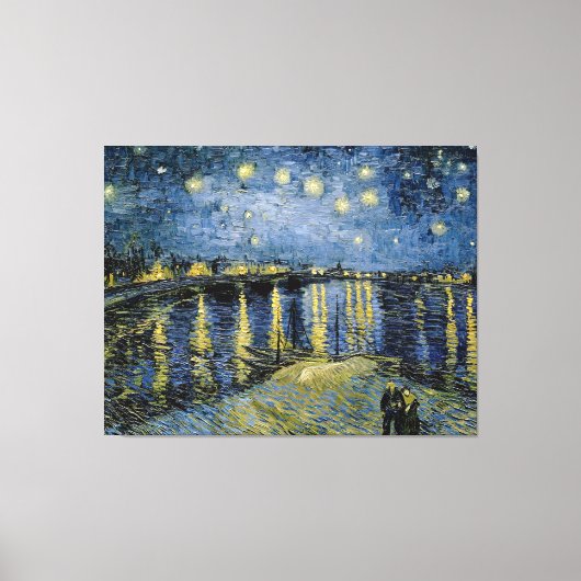 Starry Night Vincent van Gogh Leinwanddruck (Vorderseite)